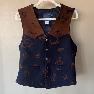 Vintage Pendleton Petroglyphs Vest size 38